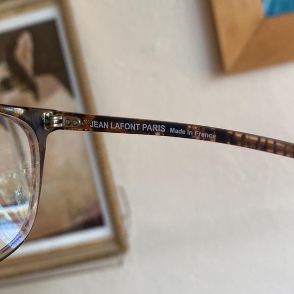 LaFont Interview 2051 52 Gray Glasses Frames Plastic Tortiseshell Made in France - Picture 13 of 16